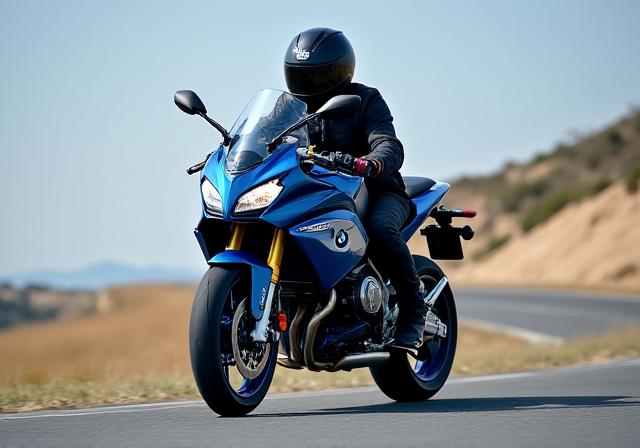 De BMW F 900 R lesmotor van Rijbaan Roer